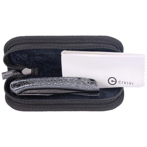 Nóż składany CIVIVI Dogma White G10 / Carbon Fiber, Black Damascus (C2014DS-1) Civivi by WE Knife