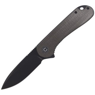 Nóż składany CIVIVI Elementum Flipper Green Micarta, Black Stonewashed (C907Z) Civivi by WE Knife