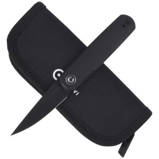Nóż składany CIVIVI Lumi Black G10, Black Stonewashed by Justin Lundquist (C20024-4) Civivi by WE Knife