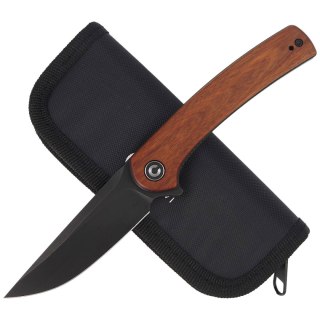 Nóż składany CIVIVI Mini Asticus Cuibourtia Wood, Black Stonewashed 10Cr15CoMoV (C19026B-5) Civivi by WE Knife