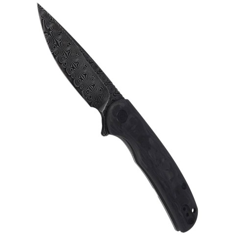 Nóż składany CIVIVI NOx Black Marble Carbon Fiber / Gray Steel, Black Damascus (C2110DS-1) Civivi by WE Knife