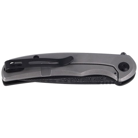 Nóż składany CIVIVI NOx Black Marble Carbon Fiber / Gray Steel, Black Damascus (C2110DS-1) Civivi by WE Knife