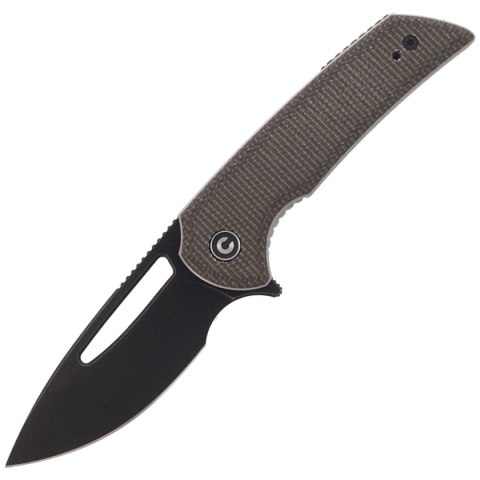 Nóż składany CIVIVI Odium Dark Green Micarta, Black Stonewashed (C2010G) Civivi by WE Knife