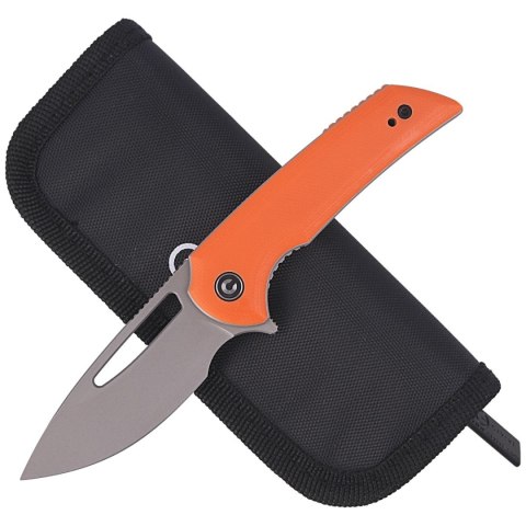Nóż składany CIVIVI Odium Orange G10, Stonewashed by Ferrum Forge Knife Works (C2010B) Civivi by WE Knife