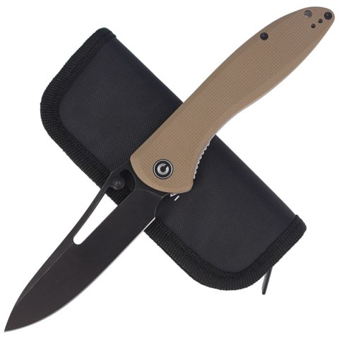 Nóż składany CIVIVI Picaro Tan G10, Black Stonewashed (C916B) Civivi by WE Knife