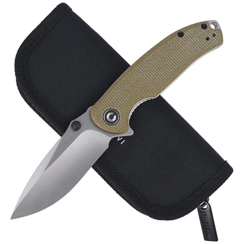 Nóż składany CIVIVI Pintail Olive Micarta, Satin Finish (C2020B) Civivi by WE Knife