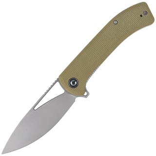 Nóż składany CIVIVI Riffle Olive Micarta, Gray Stonewashed (C2024B) Civivi by WE Knife