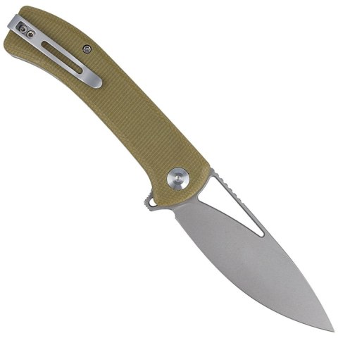 Nóż składany CIVIVI Riffle Olive Micarta, Gray Stonewashed (C2024B) Civivi by WE Knife