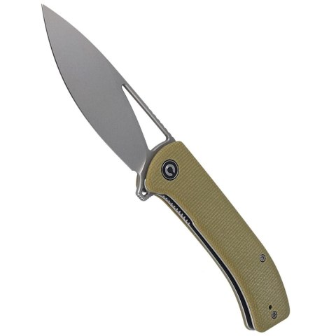 Nóż składany CIVIVI Riffle Olive Micarta, Gray Stonewashed (C2024B) Civivi by WE Knife