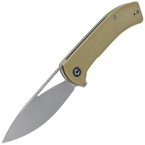 Nóż składany CIVIVI Riffle Olive Micarta, Gray Stonewashed (C2024B) Civivi by WE Knife