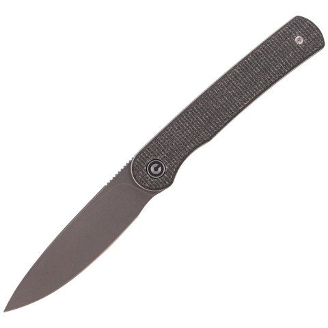 Nóż składany CIVIVI Stylum Dark Green Micarta, Gray Stonewashed by Ferrum Forge Knife Works (C20010B-C) Civivi by WE Knife
