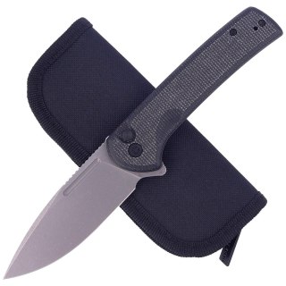 Nóż składany Civivi Conspirator Black Micarta, Gray Stonewashed (C21006-1) Civivi by WE Knife