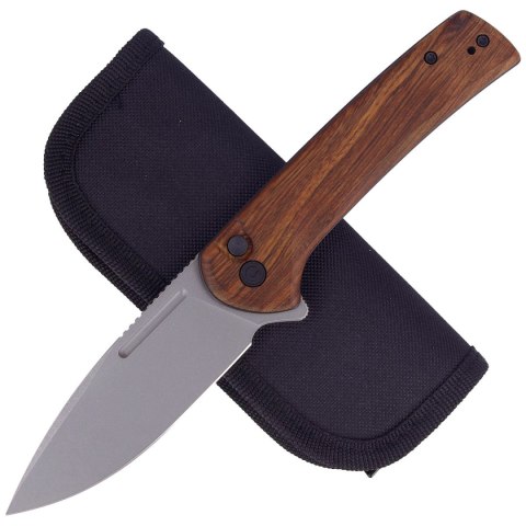 Nóż składany Civivi Conspirator Cuibourtia Wood, Gray Stonewashed (C21006-3) Civivi by WE Knife