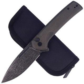 Nóż składany Civivi Conspirator Dark Green Micarta, Damascus (C21006-DS1) Civivi by WE Knife