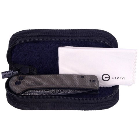 Nóż składany Civivi Conspirator Dark Green Micarta, Damascus (C21006-DS1) Civivi by WE Knife