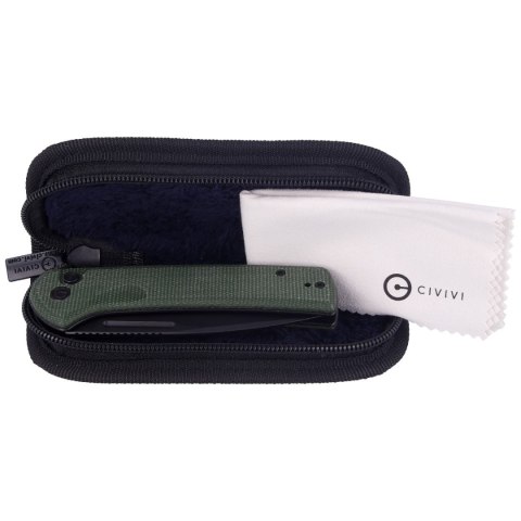 Nóż składany Civivi Conspirator Green Micarta, Black Stonewashed (C21006-2) Civivi by WE Knife