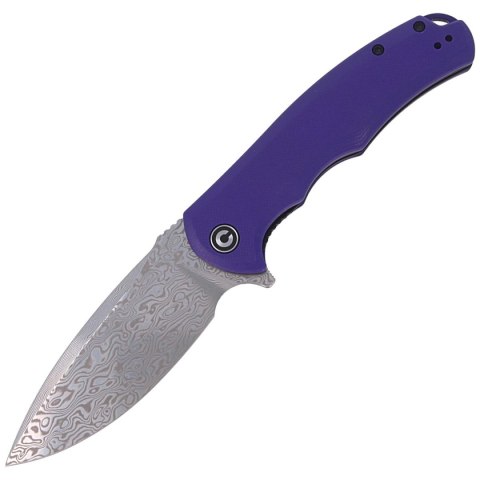 Nóż składany Civivi Praxis Purple G10, Damascus (C803DS-2) Civivi by WE Knife