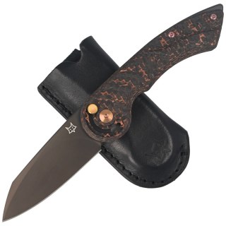 Nóż składany FOX Radius Carbon Fiber/Copper, Black PVD M390 by Denis Simonutti (FX-550 CFB) FOX