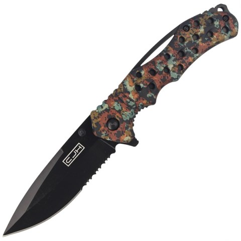 Nóż składany Herbertz CJH Camo/Black ABS, Black Blade 420 (44009) Herbertz GmbH