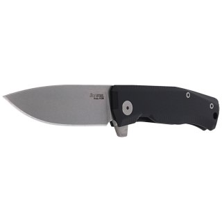 Nóż składany LionSteel Myto Black Aluminium, Stonewashed M390 by Molletta (MT01A BS) LionSteel