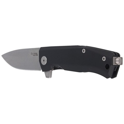 Nóż składany LionSteel Myto Black Aluminium, Stonewashed M390 by Molletta (MT01A BS) LionSteel