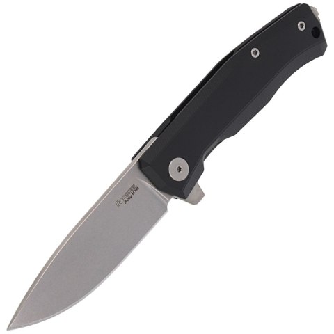 Nóż składany LionSteel Myto Black Aluminium, Stonewashed M390 by Molletta (MT01A BS) LionSteel