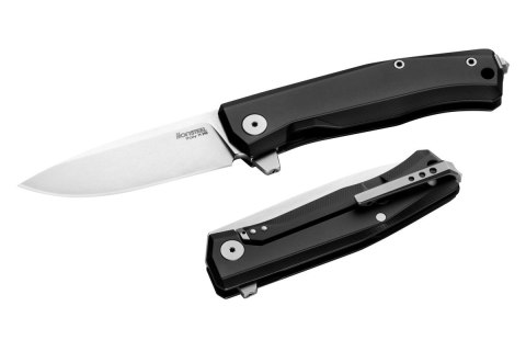 Nóż składany LionSteel Myto Black Aluminium, Stonewashed M390 by Molletta (MT01A BS) LionSteel