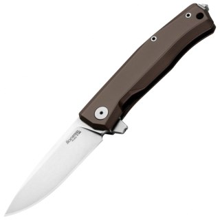 Nóż składany LionSteel Myto Earth Brown Aluminium, Stonewashed M390 by Molletta (MT01A ES) LionSteel