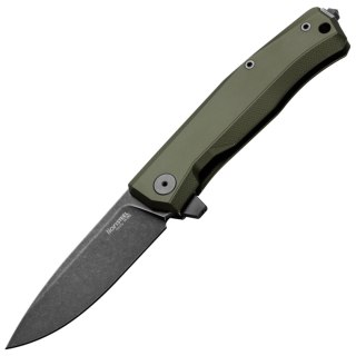 Nóż składany LionSteel Myto Green Aluminium, PVD/Stonewashed M390 by Molletta (MT01A GB) LionSteel