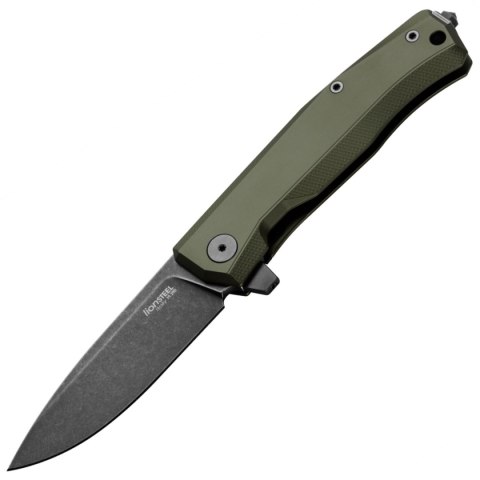 Nóż składany LionSteel Myto Green Aluminium, PVD/Stonewashed M390 by Molletta (MT01A GB) LionSteel