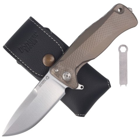 Nóż składany LionSteel SR11 Bronze Titanium, Satin Sleipner by Molletta (SR11 B) LionSteel