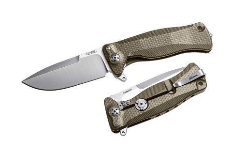 Nóż składany LionSteel SR11 Bronze Titanium, Satin Sleipner by Molletta (SR11 B) LionSteel