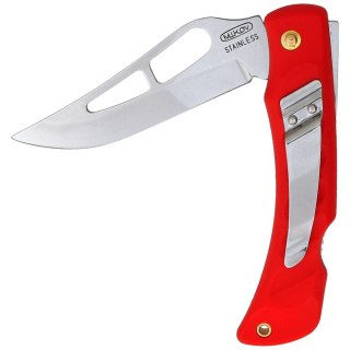Nóż składany Mikov Crocodile Clip Point Red ABS, Mirror, Klips (243-NH-1/A CLIP/RED) Mikov s.r.o.