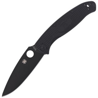 Nóż składany Spyderco Resilience Lightweight, Black Blade Plain 8Cr13MoV (C142PBBK) Spyderco Inc.