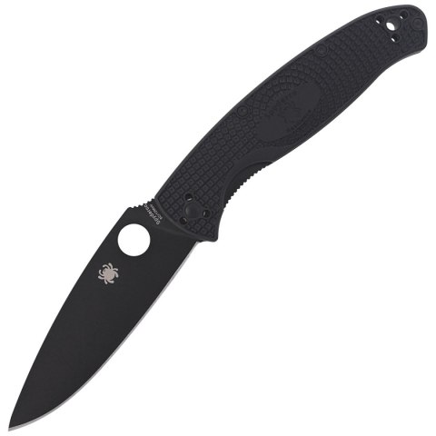 Nóż składany Spyderco Resilience Lightweight, Black Blade Plain 8Cr13MoV (C142PBBK) Spyderco Inc.