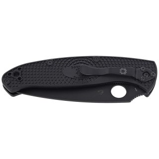 Nóż składany Spyderco Resilience Lightweight, Black Blade Plain 8Cr13MoV (C142PBBK) Spyderco Inc.