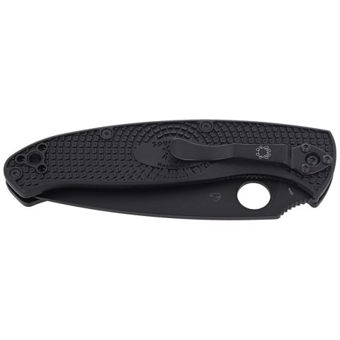Nóż składany Spyderco Resilience Lightweight, Black Blade Plain 8Cr13MoV (C142PBBK) Spyderco Inc.
