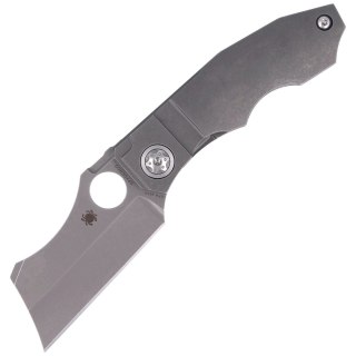 Nóż składany Spyderco Stovepipe Titanium CPM 20CV Plain (C260TIP) Spyderco Inc.