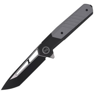 Nóż składany WE Knife Arsenal Black Titanium / Gray G10, Black Stonewashed / Satin by Ostap Hel (WE20073-4) WE Knife