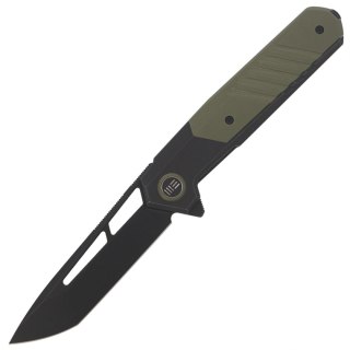 Nóż składany WE Knife Arsenal Black Titanium / Green G10, Black Stonewashed by Ostap Hel (WE20073-2) WE Knife