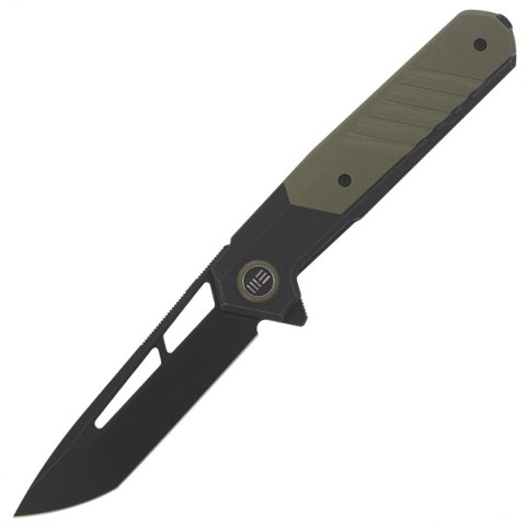 Nóż składany WE Knife Arsenal Black Titanium / Green G10, Black Stonewashed by Ostap Hel (WE20073-2) WE Knife