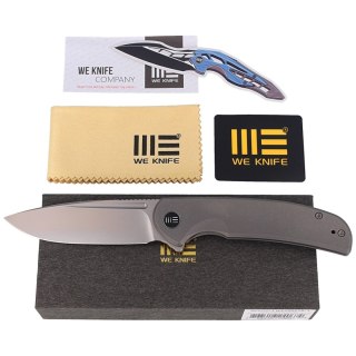Nóż składany WE Knife Beacon Gray Titanium, Silver Bead Blasted (WE20061B-1) WE Knife