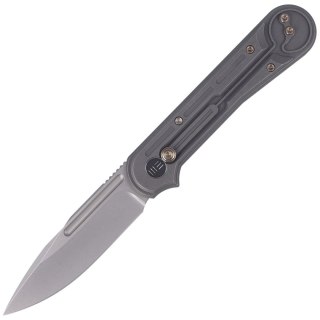 Nóż składany WE Knife Double Helix Gray Titanium, Satin CPM S35VN (815F) WE Knife