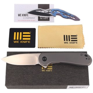 Nóż składany WE Knife Elementum Gray Titanium, Satin CPM 20CV (WE18062X-1) WE Knife