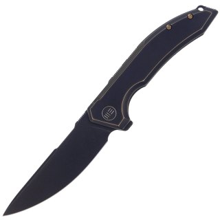 Nóż składany WE Knife Quixotic Bronze/Black Titanium, Black Stonewashed CPM 20CV (WE21016-2) WE Knife