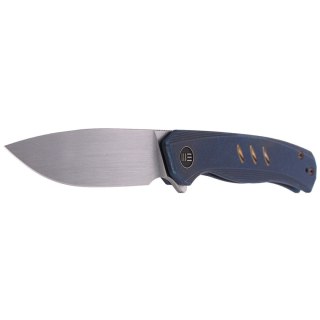 Nóż składany WE Knife Seer LE No 319/610 Blue Titanium, Rubber Silver (WE20015-2) WE Knife