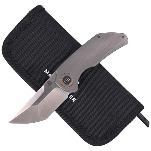 Nóż składany WE Knife Thug Gray Titanium, Satin CPM 20CV by Matt Christensen (2103A) WE Knife