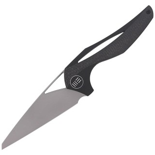 Nóż składany WE Knife ?ternA Black Titanium / Twill Carbon Fiber, Polished Bead Blast M390 by Elijah Isham (918D) WE Knife
