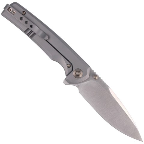 Nóż składany WeKnife Subjugator Gray Titanium/Marble Carbon Fiber, Satin CPM 20CV (WE21014D-1) WE Knife
