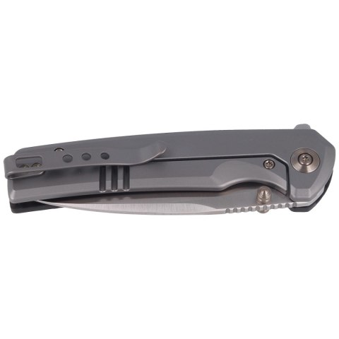 Nóż składany WeKnife Subjugator Gray Titanium/Marble Carbon Fiber, Satin CPM 20CV (WE21014D-1) WE Knife